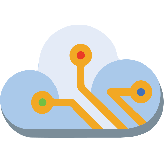 cloud technology vector graphic